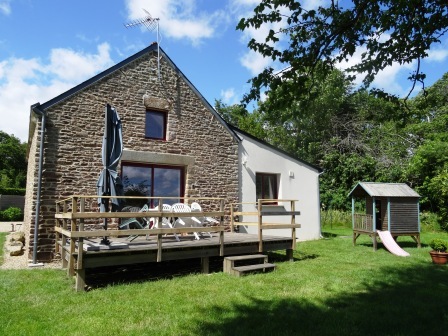 arrire de la maison